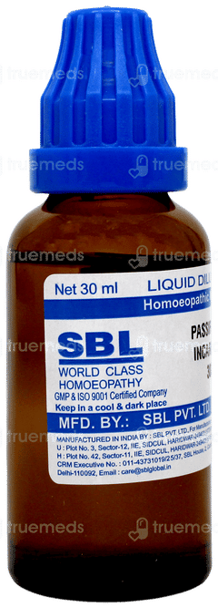 Sbl Passiflora Incarnata 30 C Dilution 30 ML