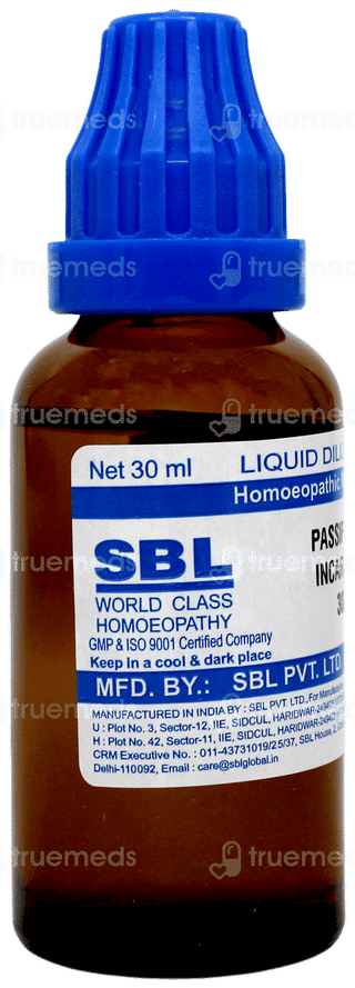 Sbl Passiflora Incarnata 30 C Dilution 30 ML