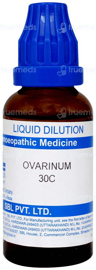 Sbl Ovarinum 30c Dilution 30ml