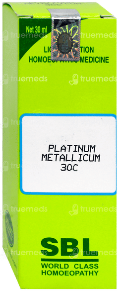 Sbl Platinum Metallicum 30 C Dilution 30 Ml Sbl Platinum Metallicum 30 C Dilution 30 Ml