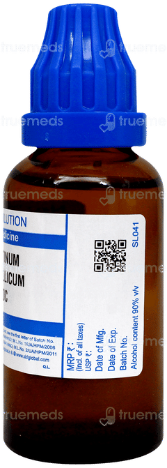 Sbl Platinum Metallicum 30 C Dilution 30 Ml Sbl Platinum Metallicum 30 C Dilution 30 Ml