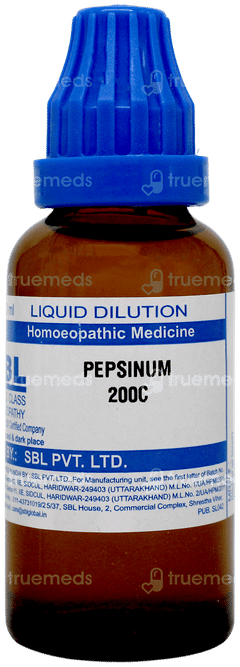 Sbl Pepsinum 200 C Dilution 30 ML