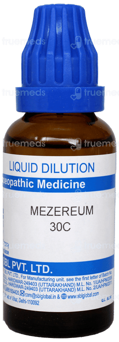 Sbl Mezereum 30c Dilution 30ml