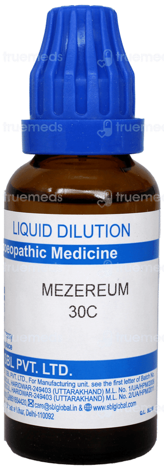 Sbl Mezereum 30c Dilution 30ml