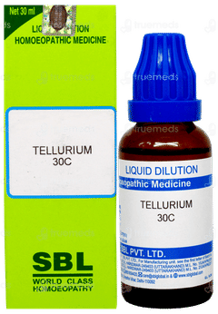 Sbl Tellurium 30c Dilution 30ml