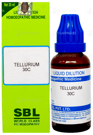 Sbl Tellurium 30c Dilution 30ml