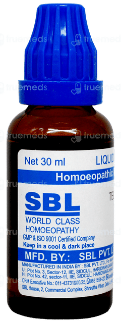 Sbl Tellurium 30c Dilution 30ml