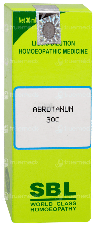 Sbl Abrotanum 30c Dilution 30ml