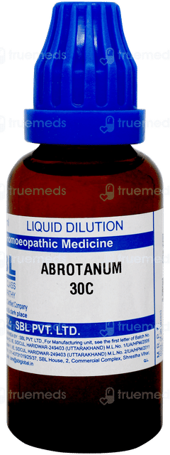 Sbl Abrotanum 30c Dilution 30ml