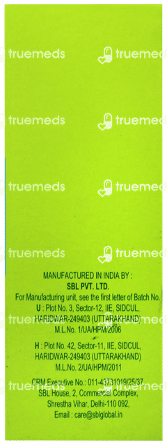 Sbl Aconitum Napellus 1000 C Dilution 30 ML