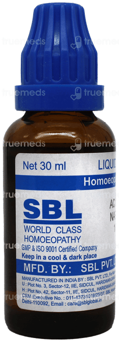 Sbl Aconitum Napellus 1000 C Dilution 30 ML