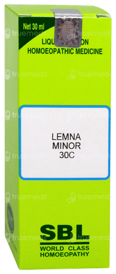 Sbl Lemna Minor 30c Dilution 30ml Sbl Lemna Minor 30c Dilution 30ml