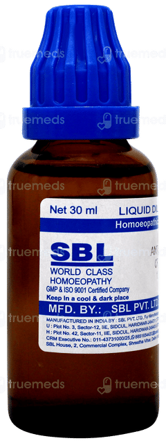Sbl Antimonium Crudum 1000 C Dilution 30 ML