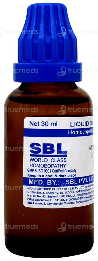 Sbl Antimonium Crudum 1000 C Dilution 30 ML