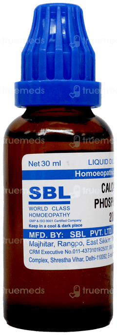 Sbl Calcarea Phosphorica 200c Dilution 30ml Sbl Calcarea Phosphorica 200c Dilution 30ml