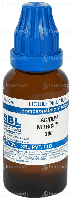 Sbl Acidum Nitricum 30c Dilution 30ml