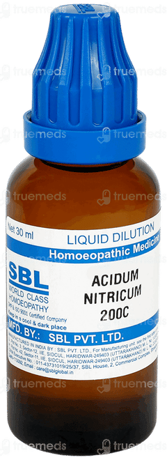Sbl Acidum Nitricum 200c Dilution 30ml