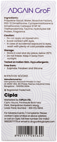 Adgain Grof Cellglow Liquid 30gm