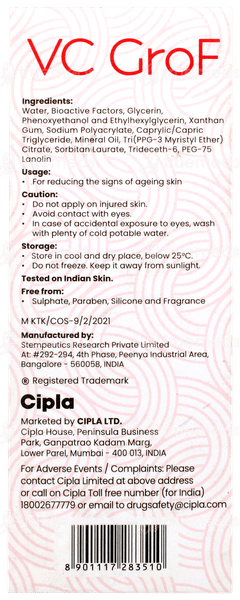 Vc Grof Cellglow Liquid 30gm