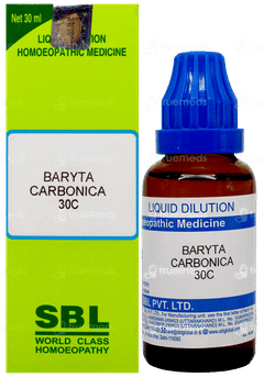 Sbl Baryta Carbonica 30C Dilution 30Ml Sbl Baryta Carbonica 30C Dilution 30Ml