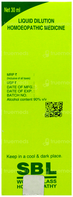 Sbl Calcarea Fluorica 30C Dilution 30Ml