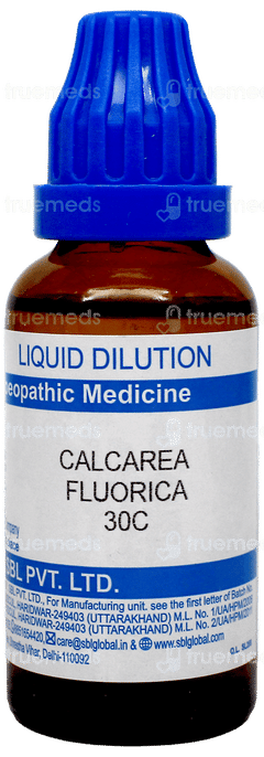 Sbl Calcarea Fluorica 30C Dilution 30Ml