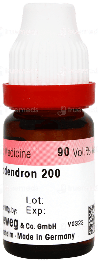 Dr Reckeweg Rhus Toxicodendron 200 Dilution 11ml