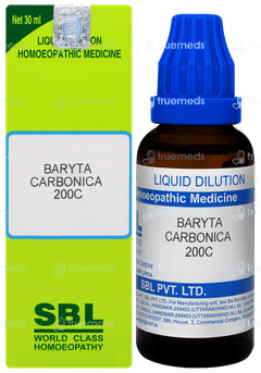 Sbl Baryta Carbonica 200c Dilution 30ml