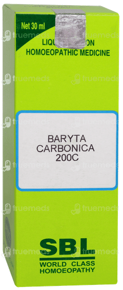 Sbl Baryta Carbonica 200c Dilution 30ml Sbl Baryta Carbonica 200c Dilution 30ml