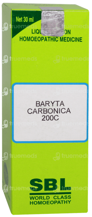 Sbl Baryta Carbonica 200c Dilution 30ml