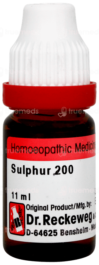 Dr Reckeweg Sulphur 200 Dilution 11ml