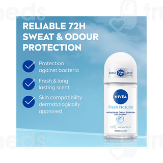 Nivea Natural Fresh Deodorant Roll On 50 ML