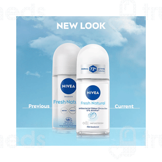 Nivea Natural Fresh Deodorant Roll On 50 ML