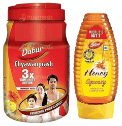 Dabur Chyawanprash Awaleha 3X Immunity Action 2Kg With Dabur Honey Squeezy 225Gm Free