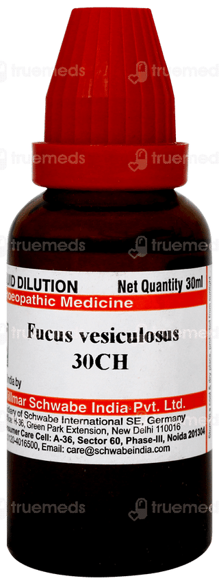 Dr Willmar Schwabe Fucus Vesiculosus 30ch Dilution 30ml