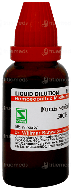 Dr Willmar Schwabe Fucus Vesiculosus 30ch Dilution 30ml