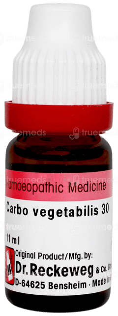 Dr Reckeweg Carbo Vegetabilis 30 Dilution 11ml