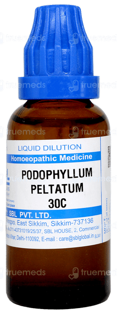Sbl Podophyllum Peltatum 30c Dilution 30ml