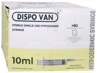 Dispo Van Single Use 10Ml Syringe 1