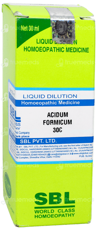 Sbl Acidum Formicum 30C Dilution 30Ml