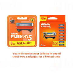 Gillette Fusion 5 Cartridge Pack Of 8