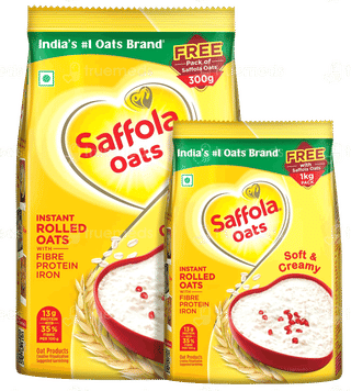 Saffola Oats 1000Gm With Saffola Oats 300Gm Free