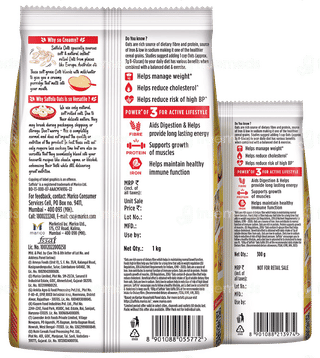Saffola Oats 1000Gm With Saffola Oats 300Gm Free