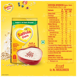 Saffola Oats 1000Gm With Saffola Oats 300Gm Free