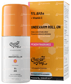 Chemist At Play 4% Lactic Acid And 1% Mandelic Acid Peach Fragrance Odour Control Underarm Roll On 40ml Chemist At Play 4% Lactic Acid And 1% Mandelic Acid Peach Fragrance Odour Control Underarm Roll On 40ml