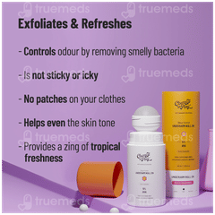 Chemist At Play 4% Lactic Acid And 1% Mandelic Acid Peach Fragrance Odour Control Underarm Roll On 40ml