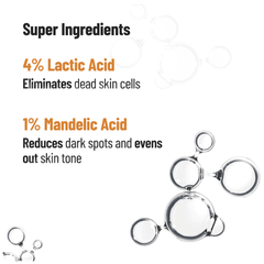 Chemist At Play 4% Lactic Acid And 1% Mandelic Acid Peach Fragrance Odour Control Underarm Roll On 40ml