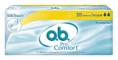 O B Silk Touch Pro Comfort Regular Tampons 20 O B Silk Touch Pro Comfort Regular Tampons 20