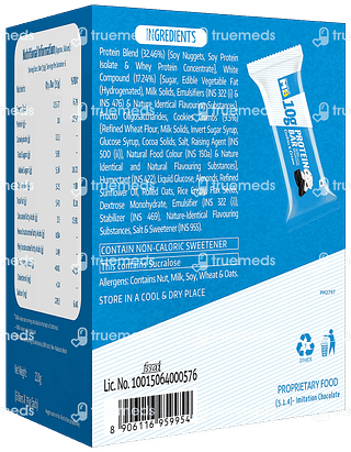 Muscleblaze Protein Cookies And Cream Bar 10gm Pack Of 6