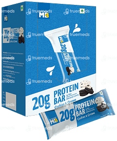 MUSCLEBLAZE 20GM PROTEIN COOKIES & CREAM BAR PACK OF 6